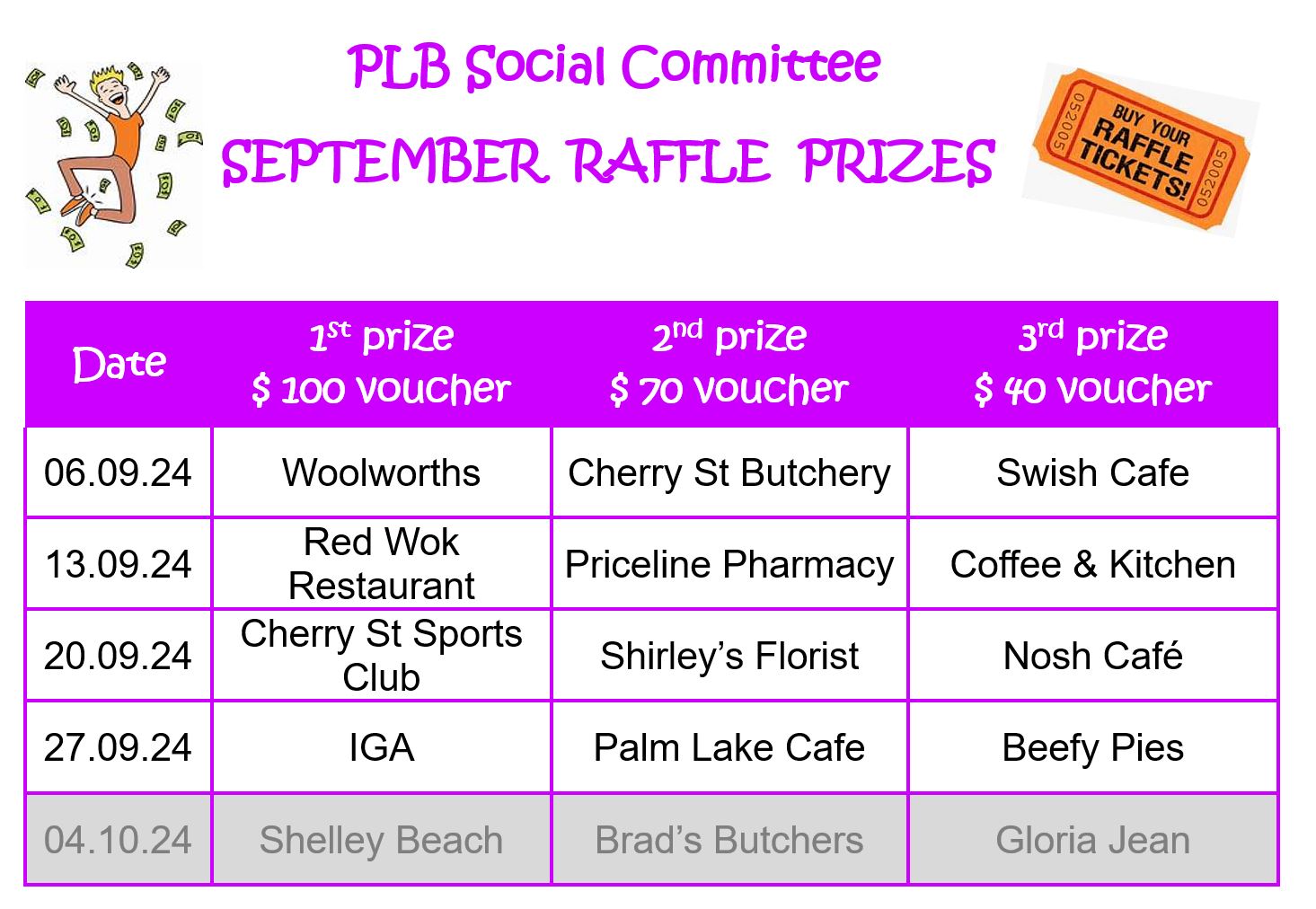 EVENTS – PALM LAKE RESORT BALLINA